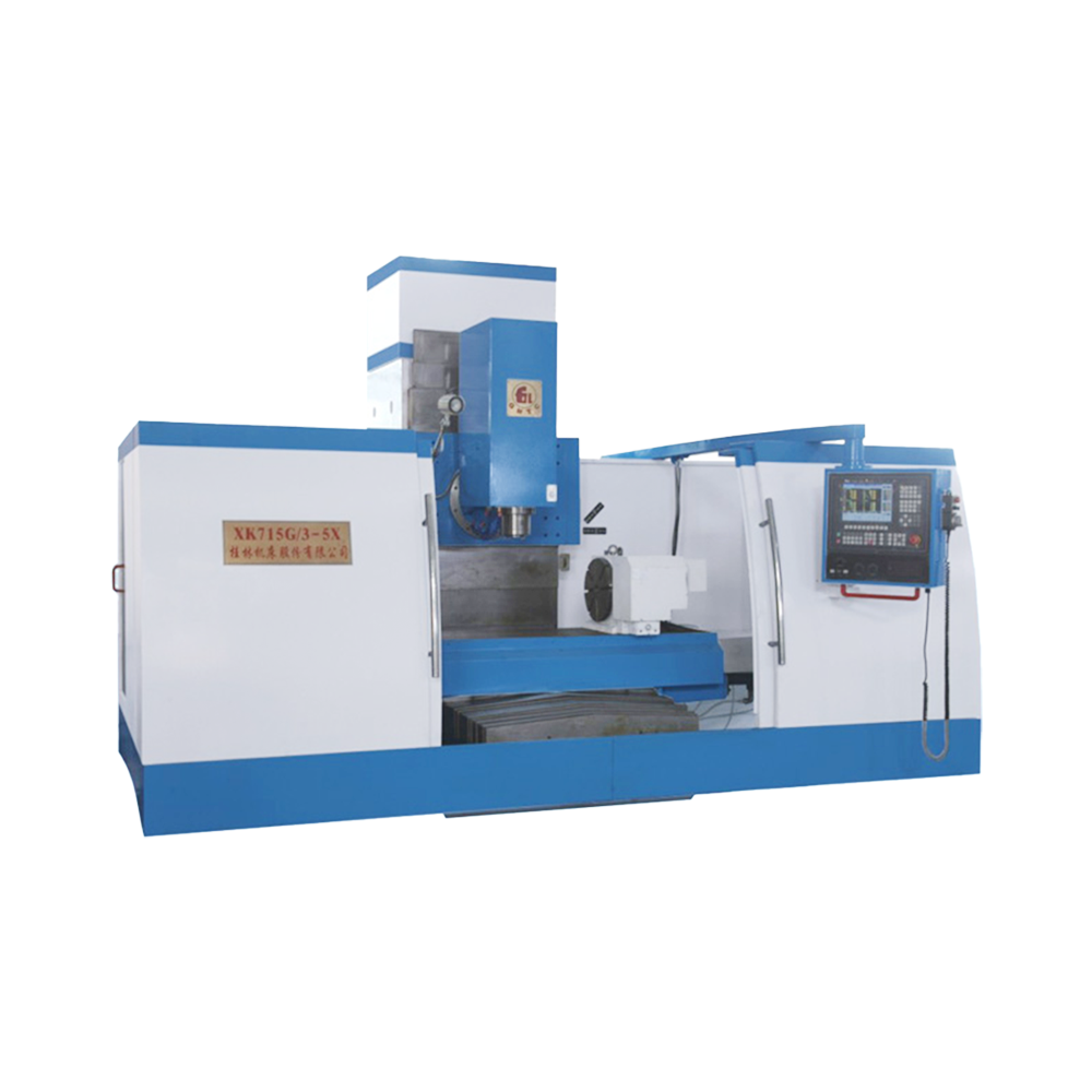 Mesin Penggilingan Tipe Tempat Tidur CNC Lima Sumbu XK716G/4-5X